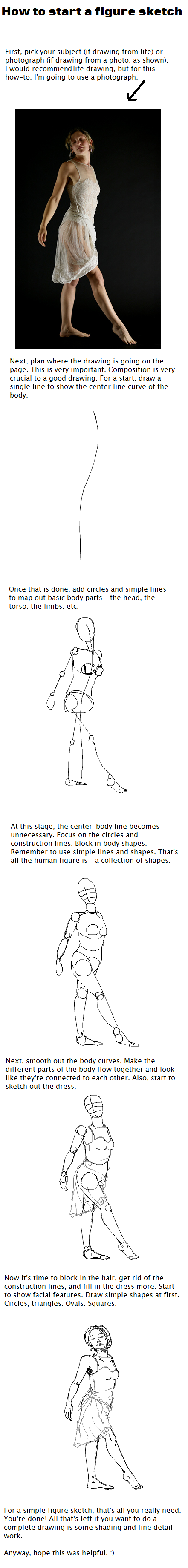 How to start a figure sketch