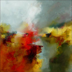 matin brumeux 70x70