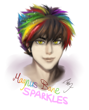 Magnus Bane Sparkles