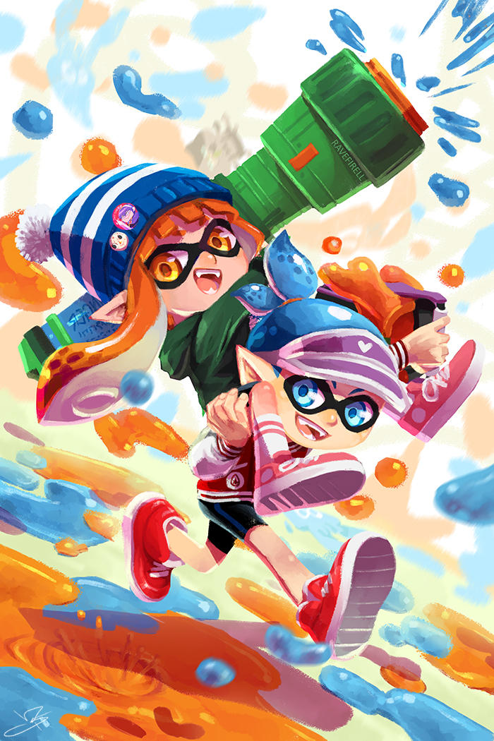 Splatoon Inkling by ravefirell on DeviantArt