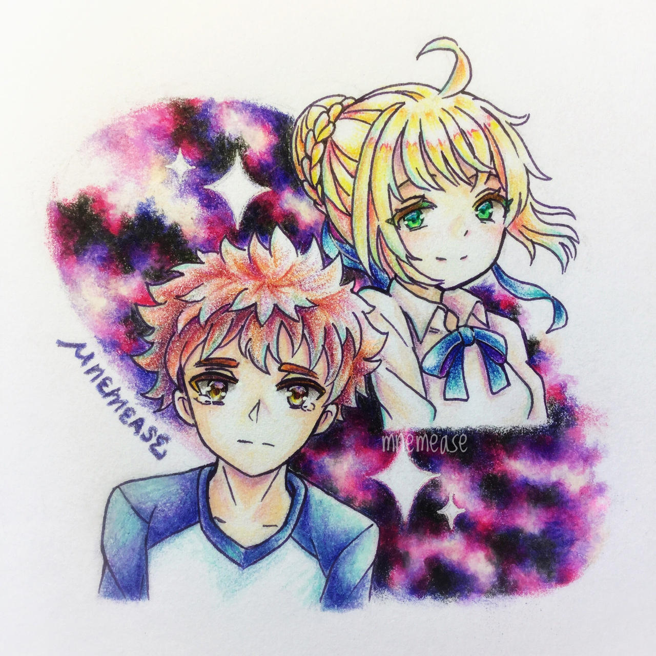 picture Emiya Shirou X Saber emiya shirou x saber by mnemease on