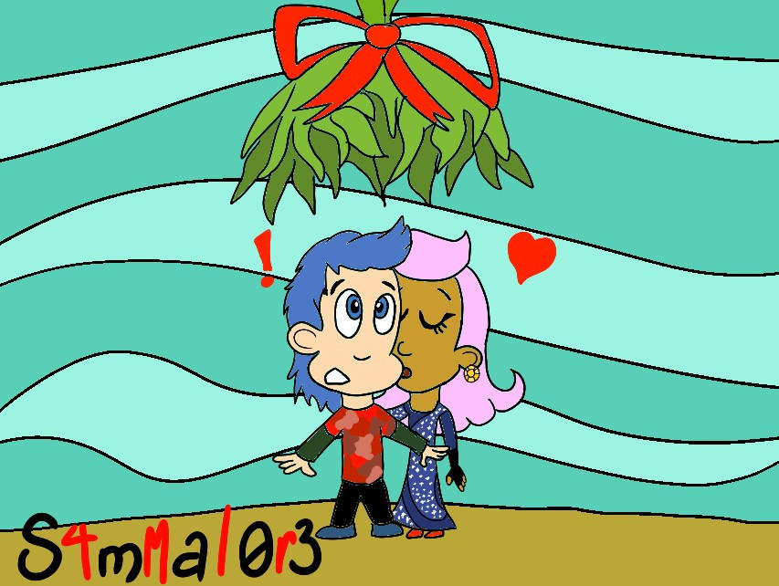 Lovyne Deviantart Love under a Mistletoe by S4mMal0r3 on DeviantArt
