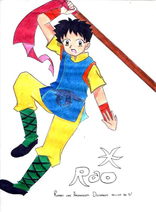 RAO full body action pose