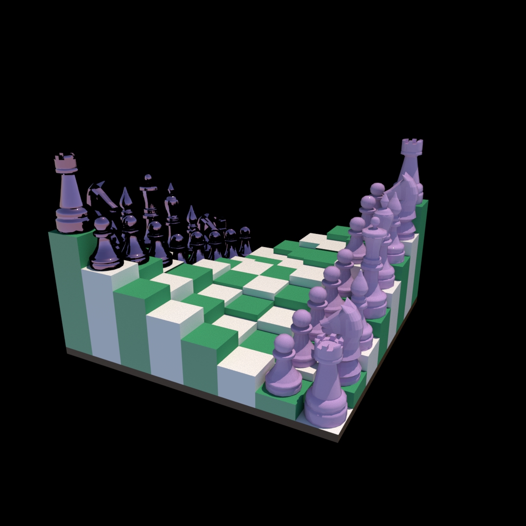 El Ajedrez 3D Chess Set