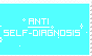 anti self-diagnosis - stamp