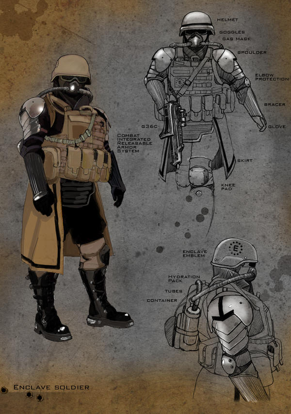Fallout: Enclave soldier by dywa on DeviantArt