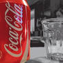 Coca Cola and glas