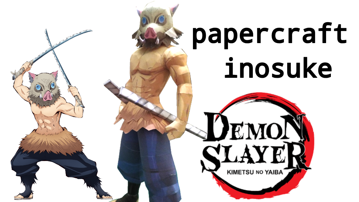Demon Slayer: Nezuko Kamado Papercraft, Paperized Crafts