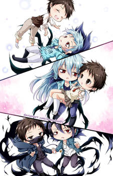 Servamp KuroMahi Chibis