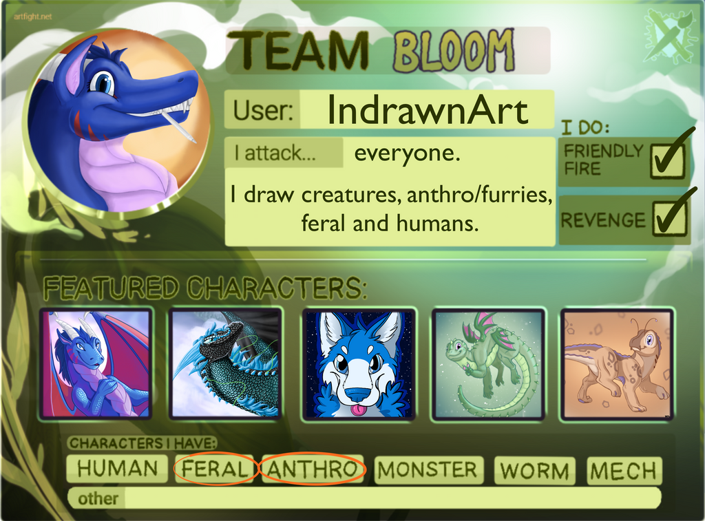 ArtFight Template by BluefireAmaterasu on DeviantArt ArtFight Template by BluefireAmaterasu on DeviantArt