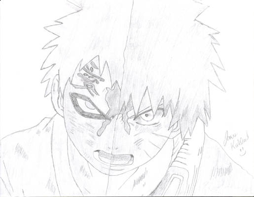 Naruto + Gaara Sketch