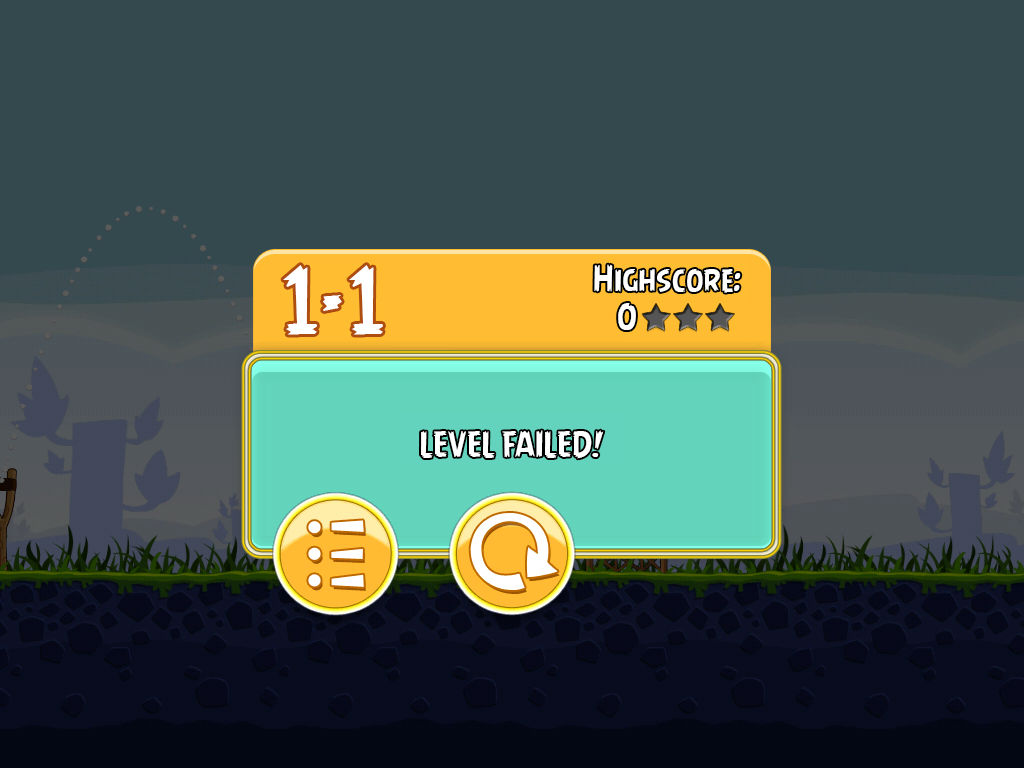 AB Old Level Failed Screen but with the new font by mjhenry83 on DeviantArt
