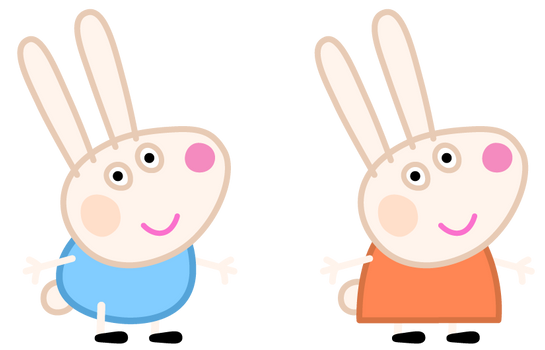 Rosie And Robby Rabbit Explore the Best Peppapig Art | DeviantArt