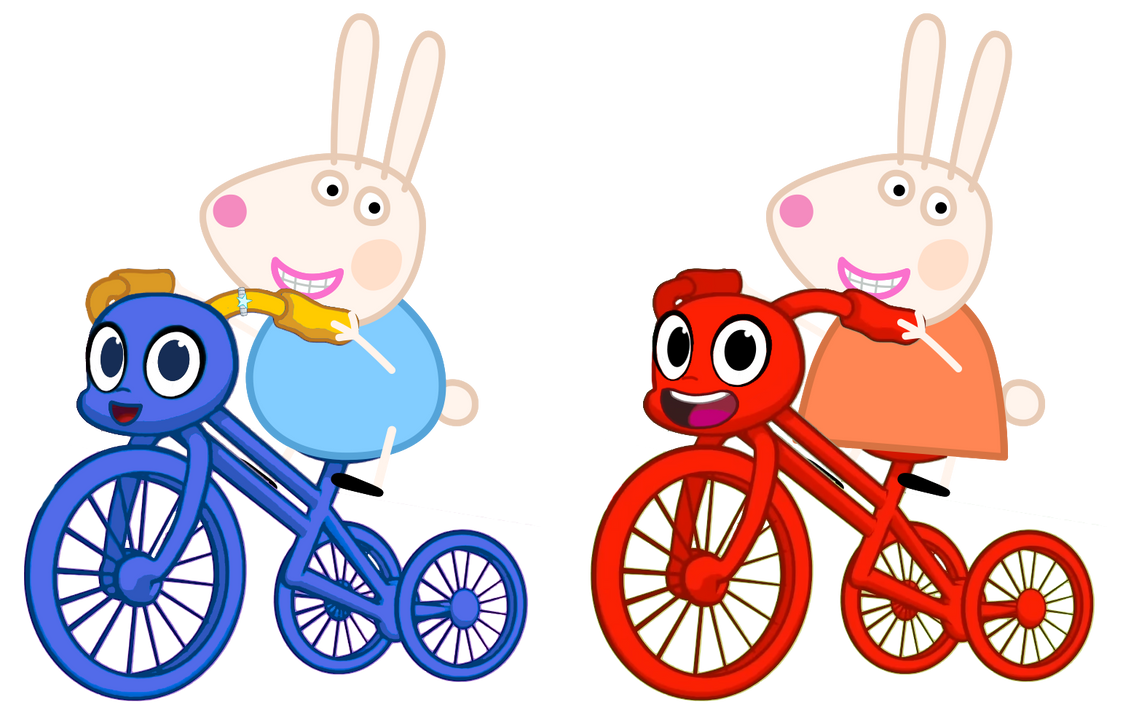 Rosie And Robby Rabbit Robbie's and Rosie's (Temporary) Tricycles! by mjhenry83 on DeviantArt