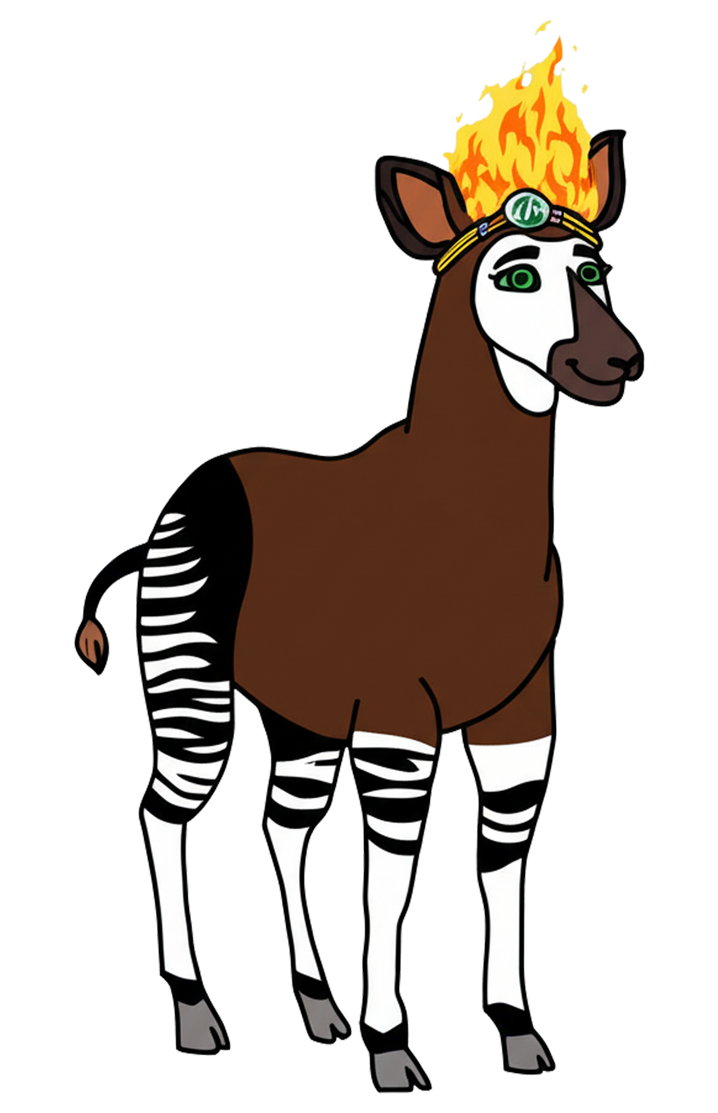 Fire Orokana the Okapi! by mjhenry83 on DeviantArt