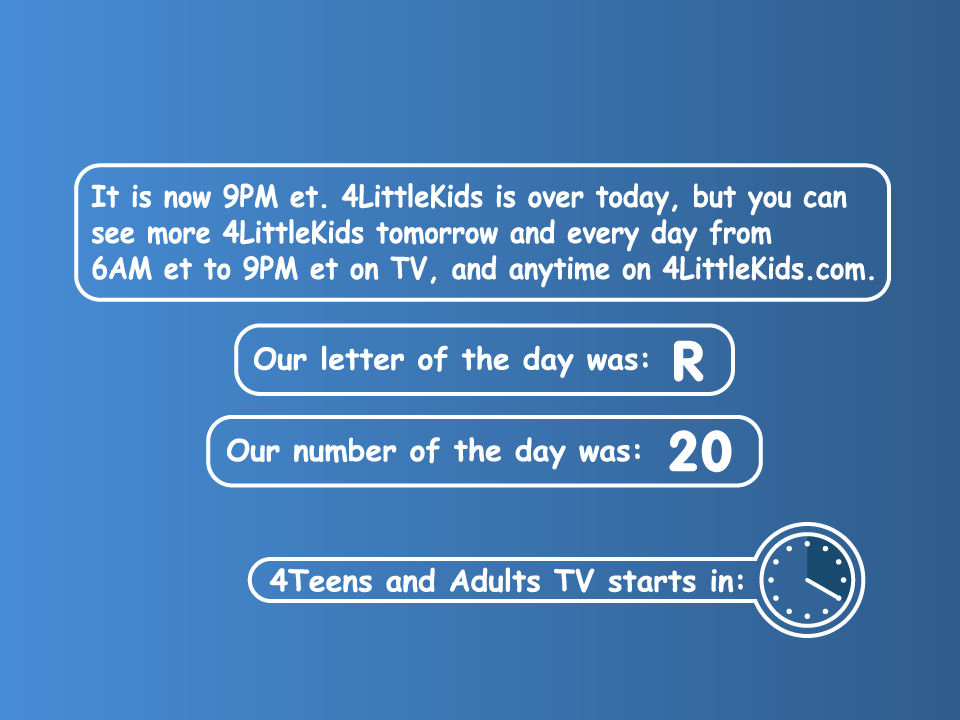 Sign Off Display 4LittleKids sign off screen (9 P.M. version) by mjhenry83 on DeviantArt