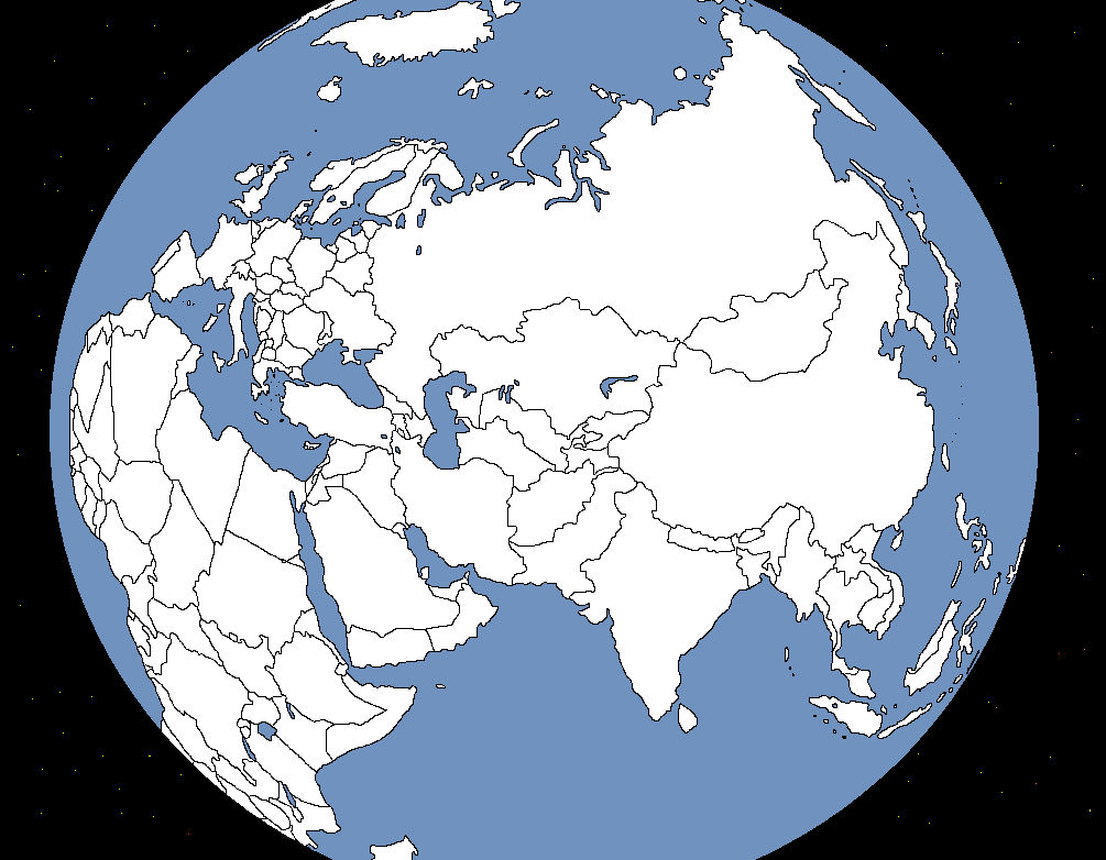 Asia, North Africa and Europe blank map by Hurricanehunter03 ...