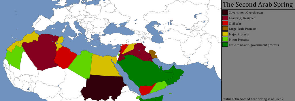 Status of the Second Arab Spring (As of Dec 12) by Hurricanehunter03 on ...