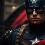 Capt. America in East Germany, facing the Red Skul