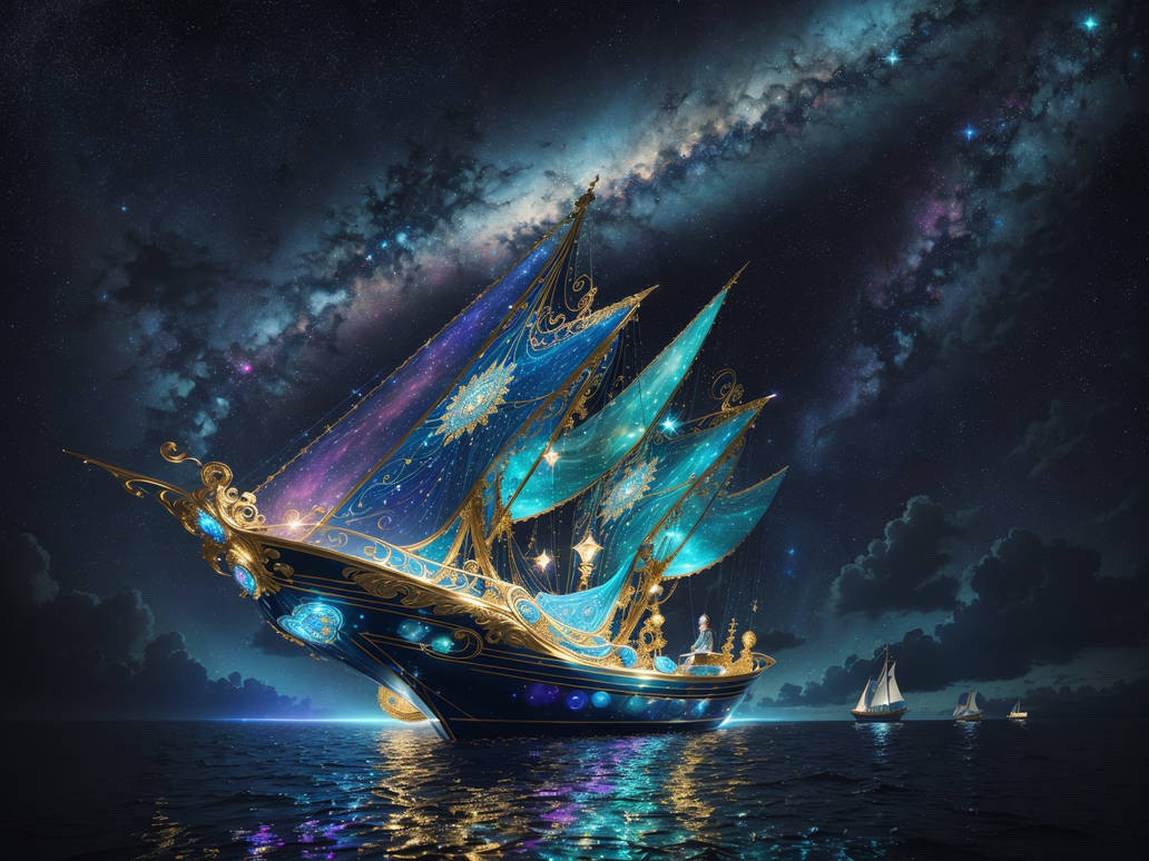 Elven Raft The Elven Barque by Geezer-gun on DeviantArt