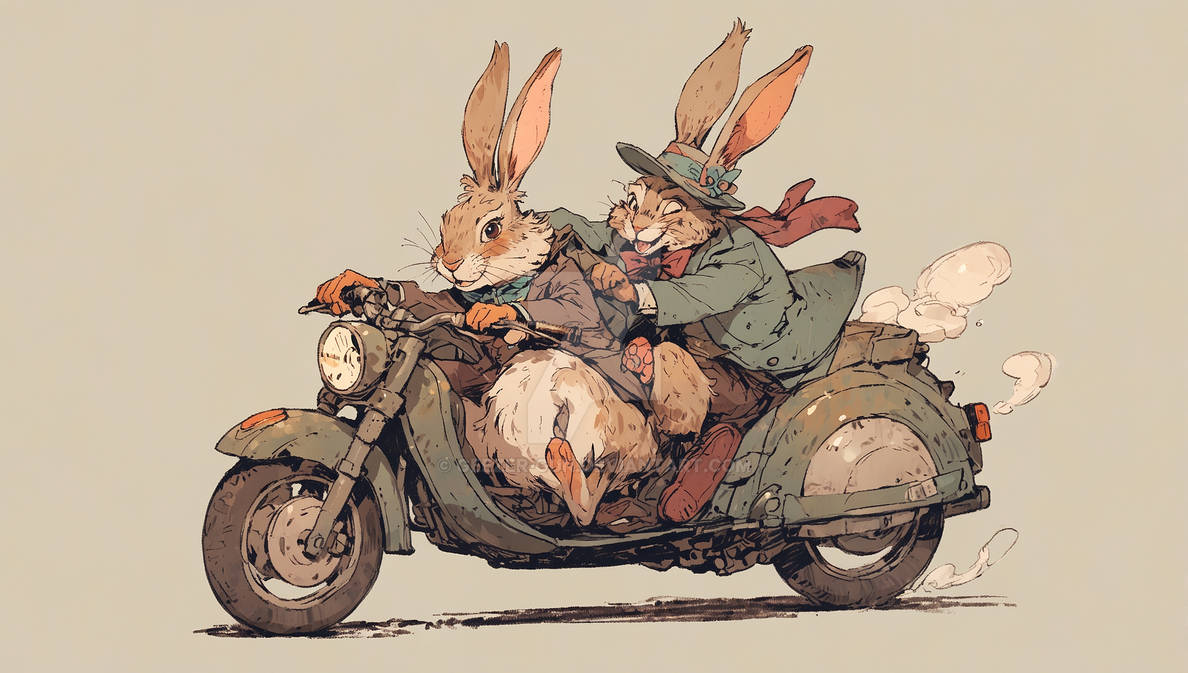 Giant Rabbit Rider Ride Bunny ride by Geezer-gun on DeviantArt