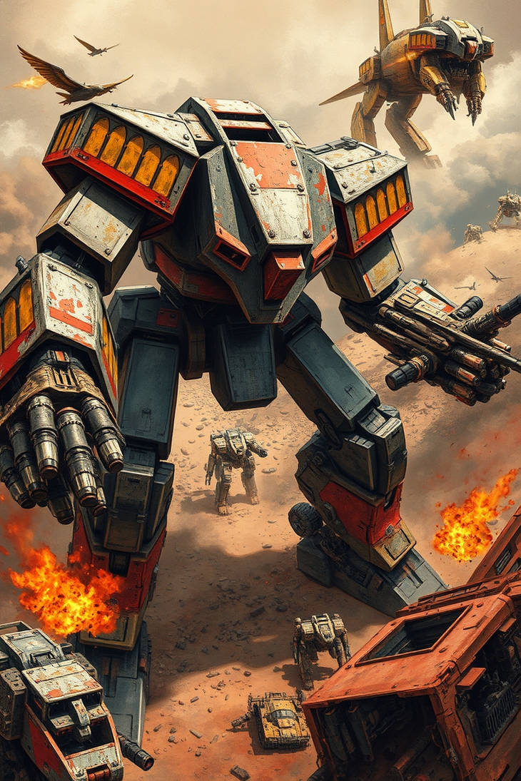 Artillary Mech with cluster hyper missles by Geezer-gun on DeviantArt