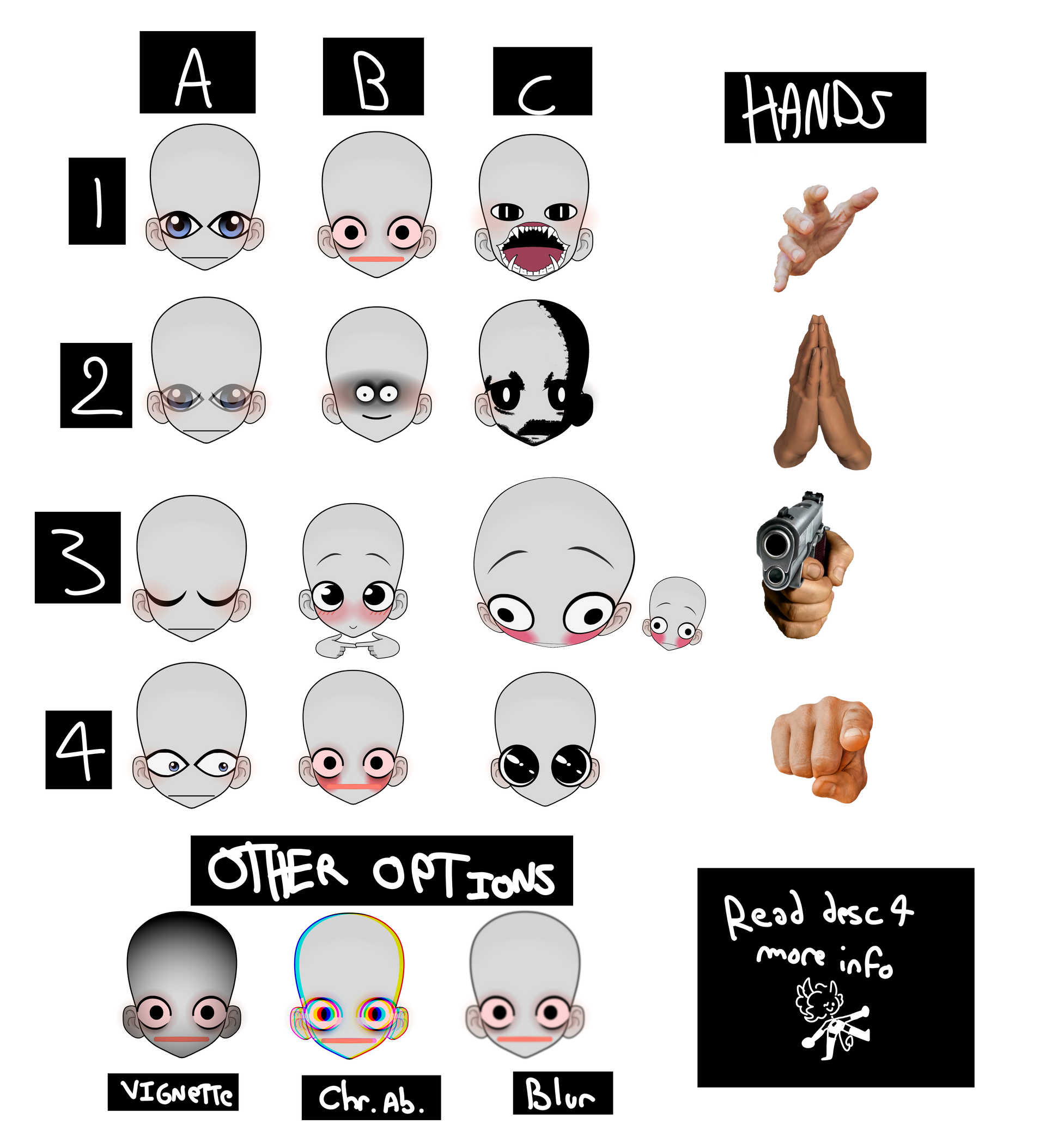 YCH - Cursed emojis - YCH.Commishes