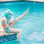 Swimsuit Miku Cosplay