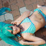 Swimsuit Miku Cosplay