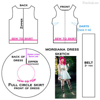 Morgiana Cosplay Pattern Tutorial [Magi]