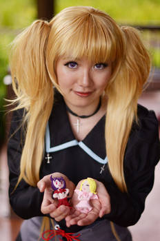 Utau Hoshina with Il and El [Shugo Chara Cosplay]