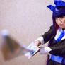 Stocking Wields Stripes Sword Cosplay