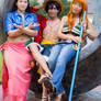 Pirate King and his Queens, Luffy Nami Robin