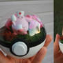 Chansey Openable Pokeball Terrarium