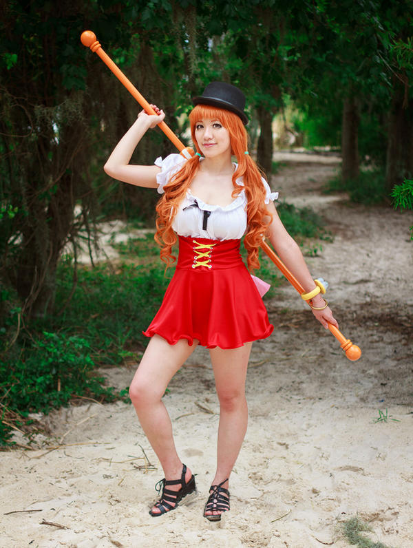 Nami Whole Cake Island Climatact Cosplay One Piece