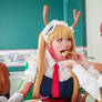 Kobayashi Feeds Tohru, Dragon Maid Cosplay