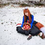 Holo and Basket of Apples, Spice and Wolf Cosplay