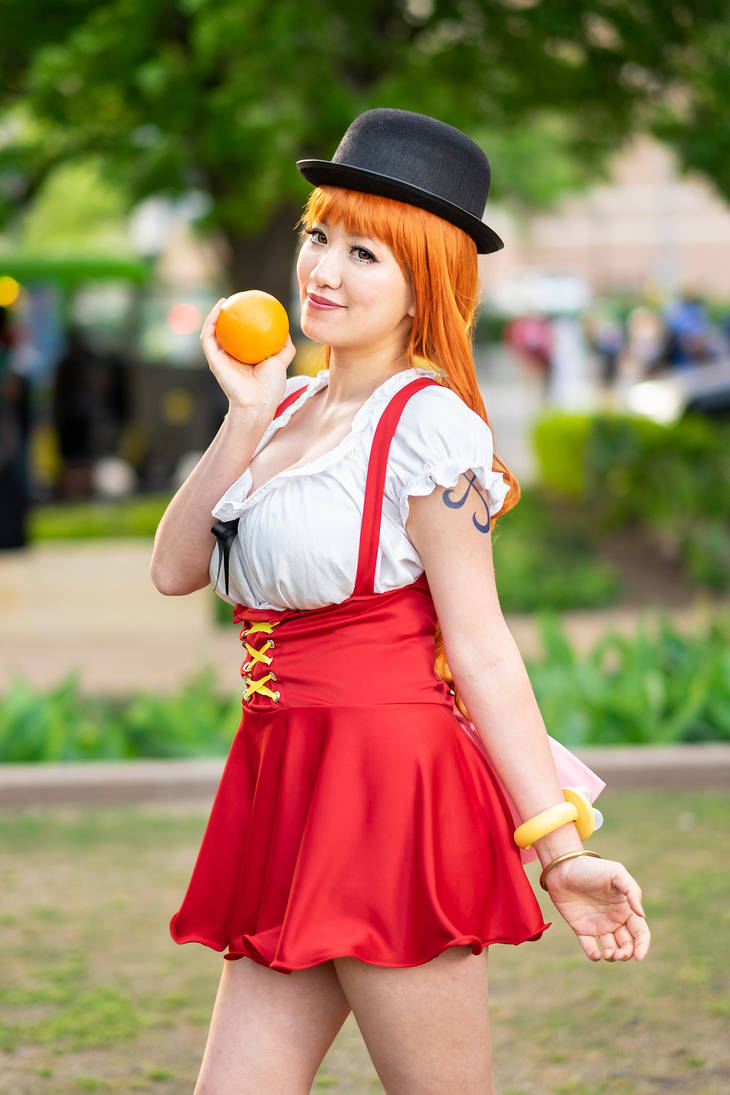 Nami Loves Oranges, Whole Cake Island One Piece by firecloak