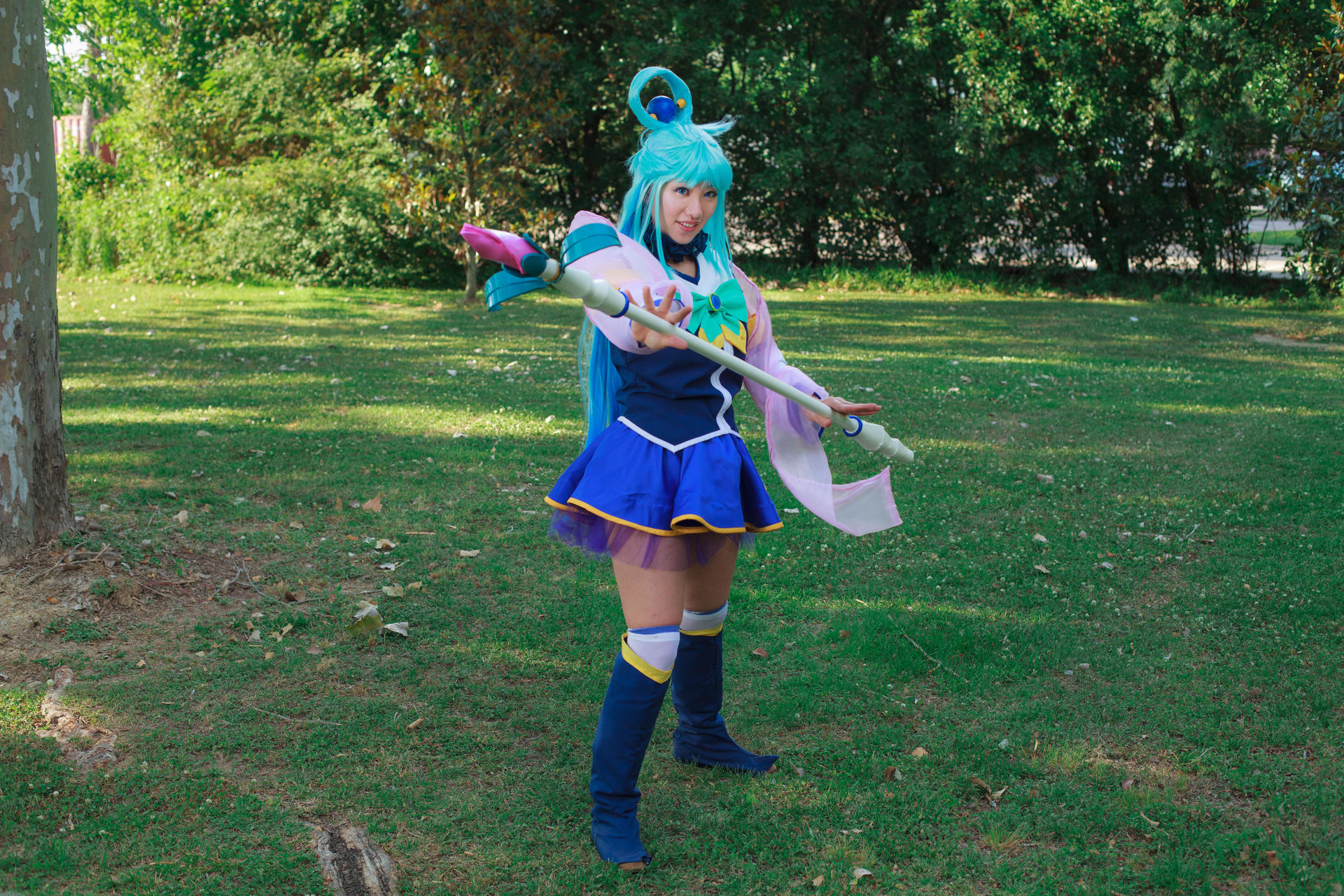 Aqua Fights Konosuba Cosplay By Firecloak On DeviantArt aqua-fights-konosuba-cosplay-by-firecloak-on-deviantart