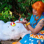 Nami and Zeus - One Piece Cosplay