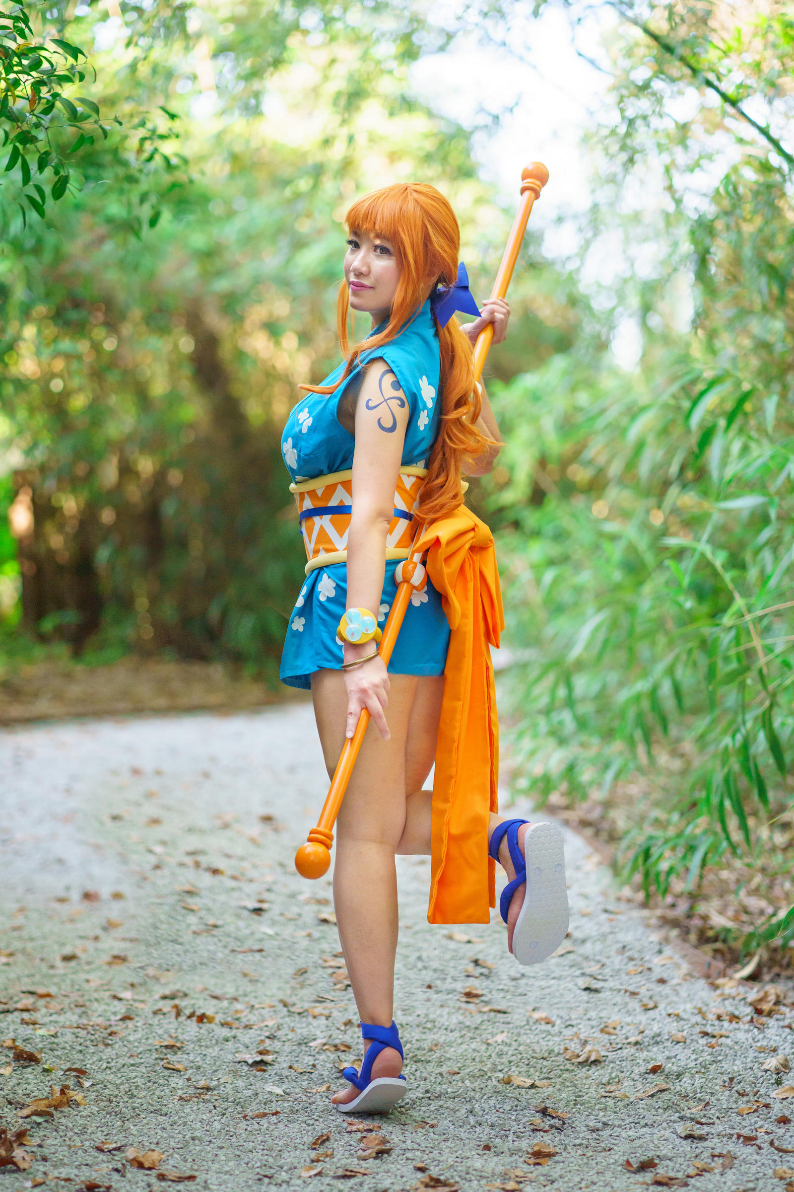Nami One Piece Cosplay Nami and Climatact - One Piece Wano Cosplay by firecloak on DeviantArt