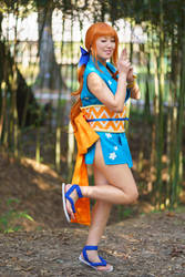 Ninja Nami Uses Ninjutsu - One Piece Wano Cosplay