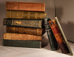 Antique Books 1 by DamselStock