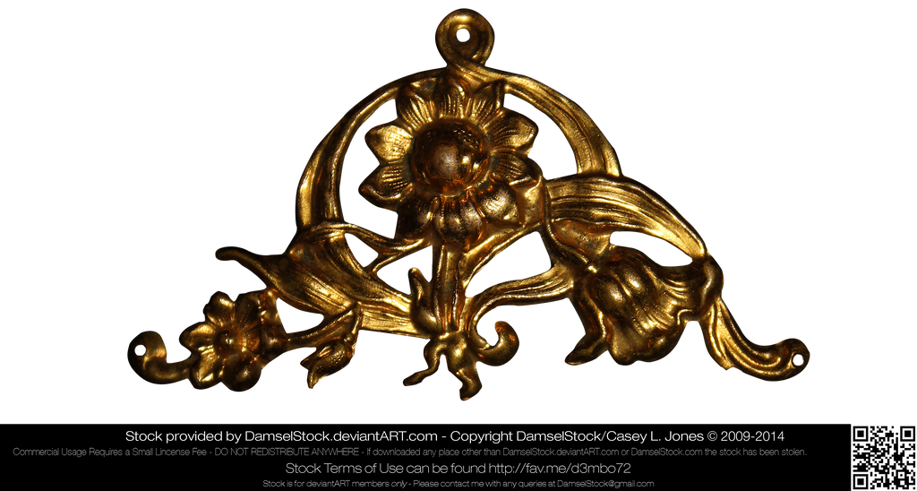 Antique Brass Decorative Element