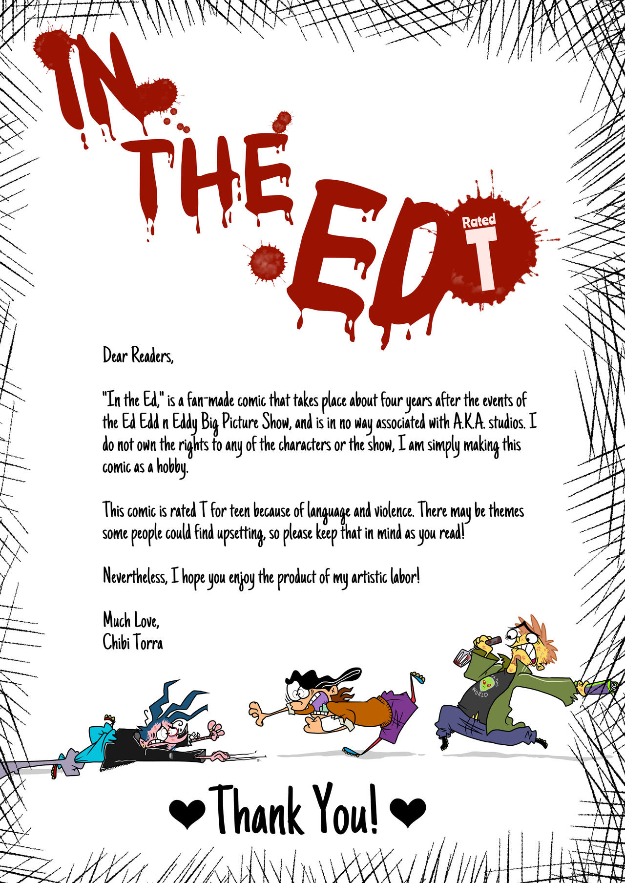 In the Ed - FANCOMIC - Introduction Page by ChibiTorra on DeviantArt