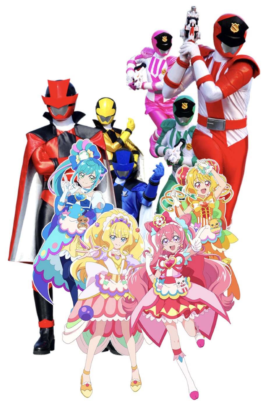 Hirogaru Sky PreCure X Kiramager by GokaiSliver6 on DeviantArt