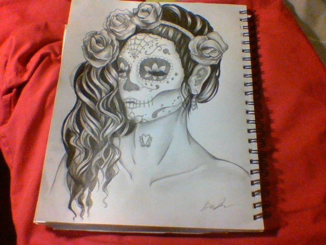 day of the dead woman