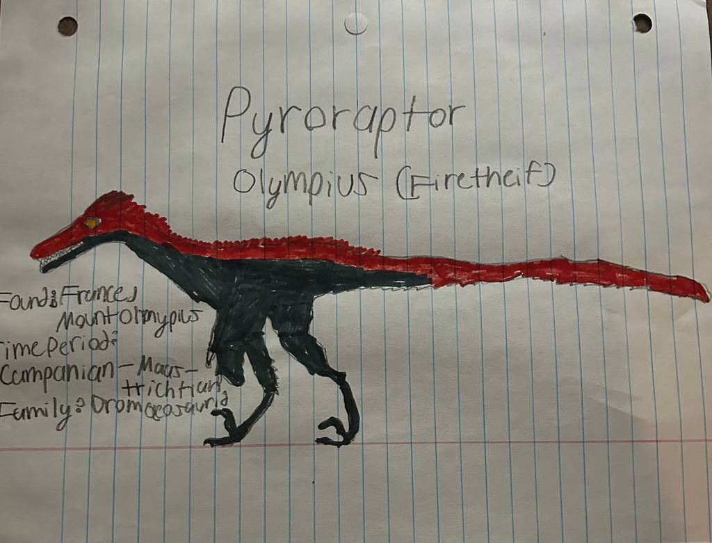 Pyroraptor Olympius by LeftyPlush on DeviantArt