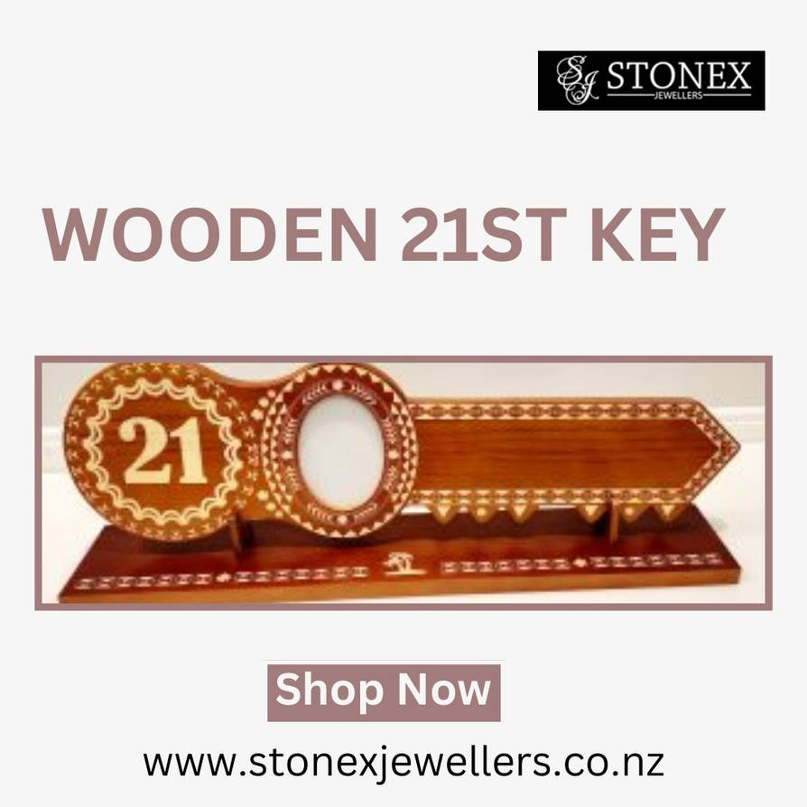 Wooden 21st Key: A Special Gift by marrisathomp on DeviantArt