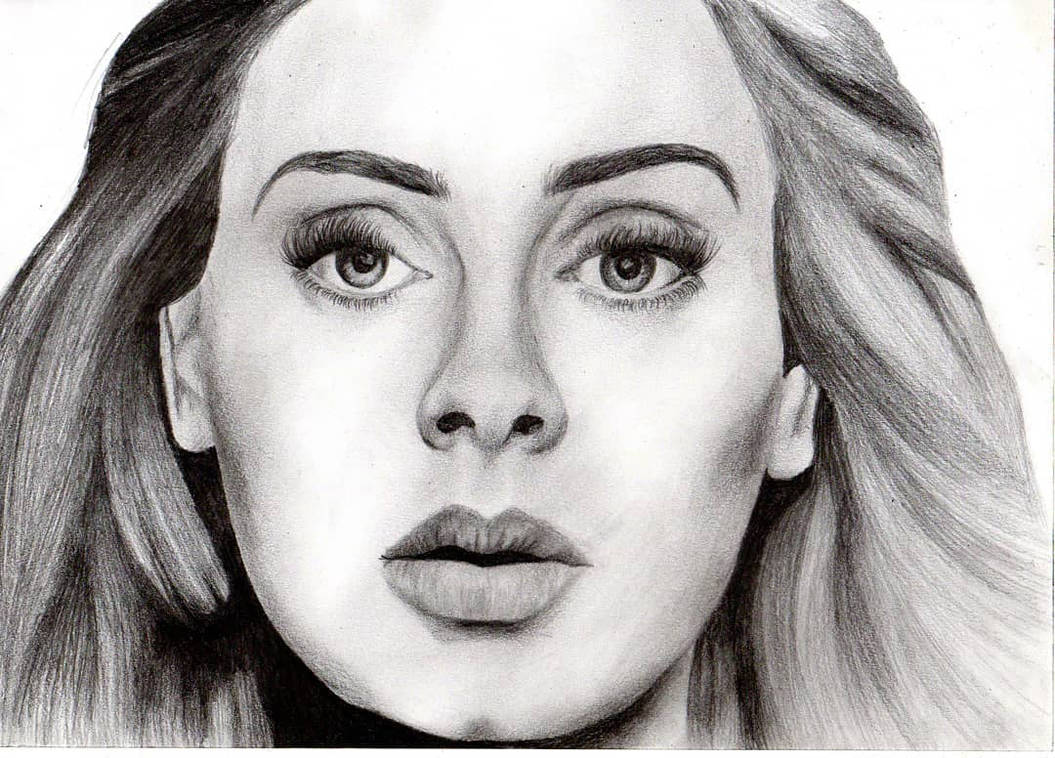 Adele portrait by nightscribbles on DeviantArt